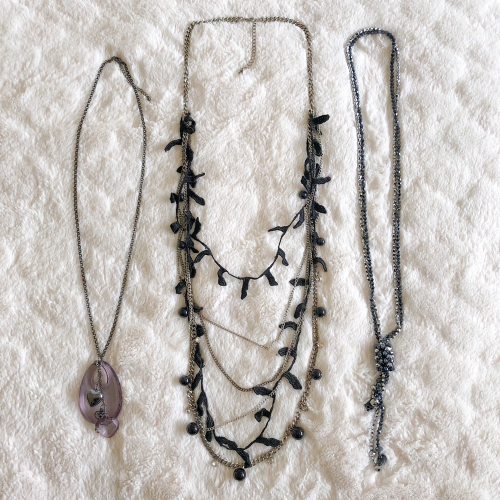 Long necklaces